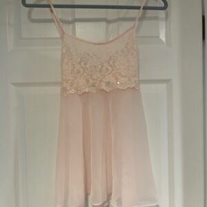 Beautiful vintage baby pink nightgown